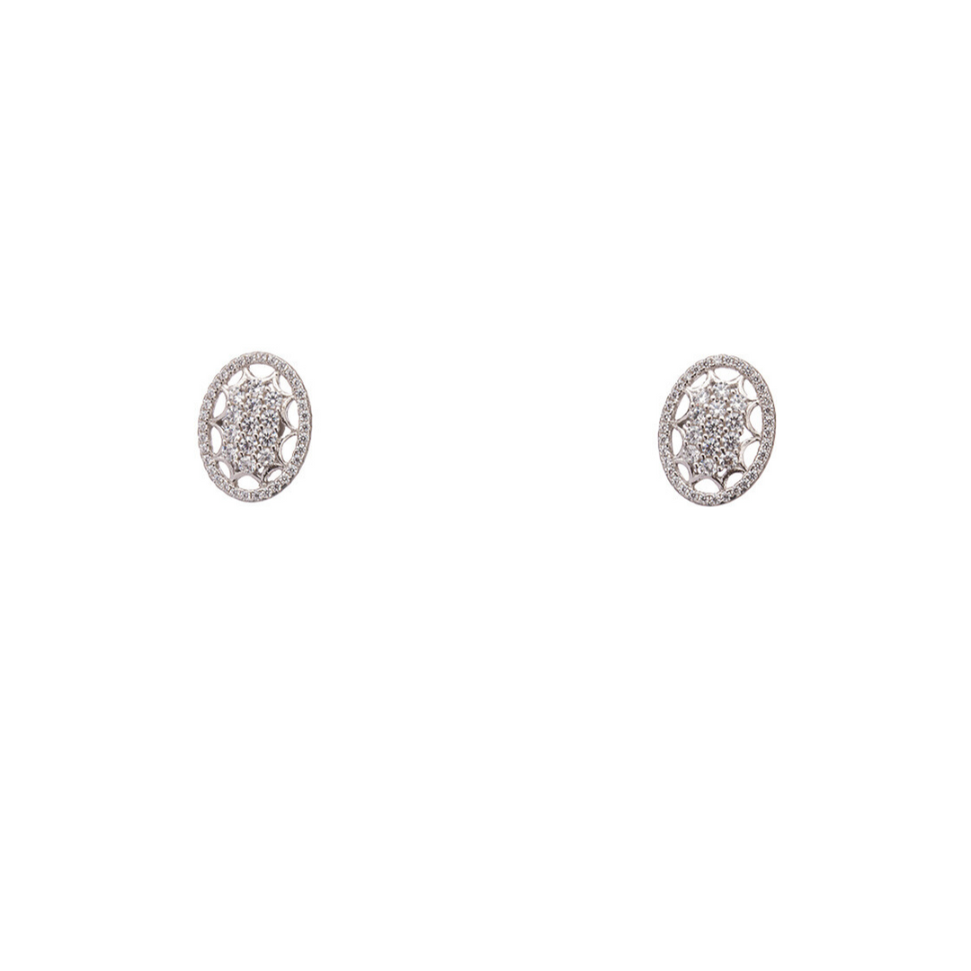 Oval Webbed earrings