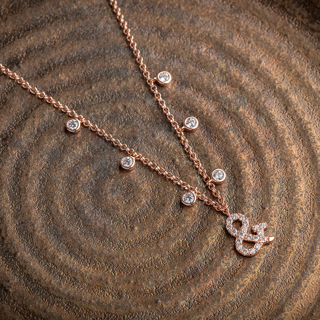 Dainty charms & necklace