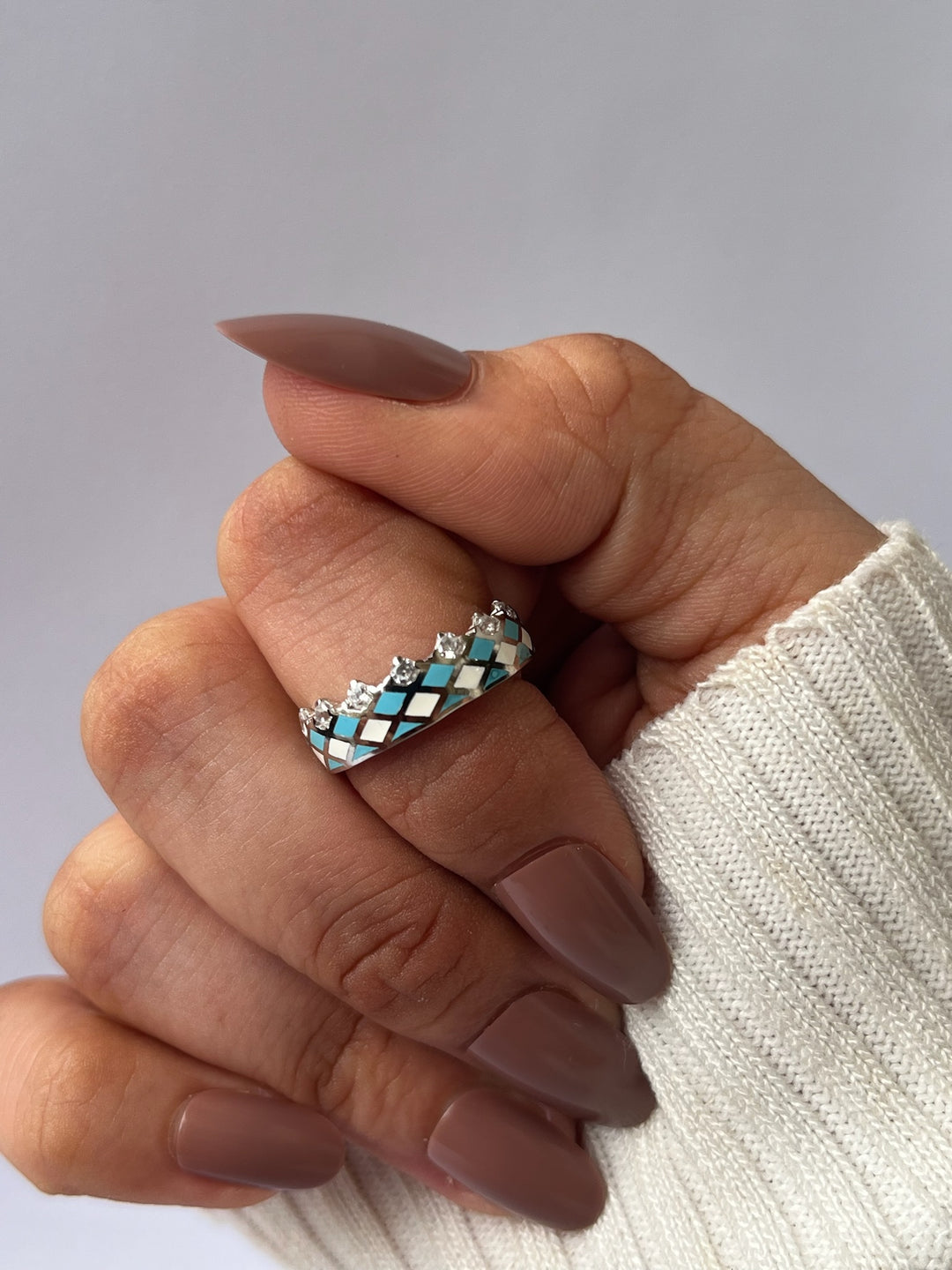 Regal Enamel Ring