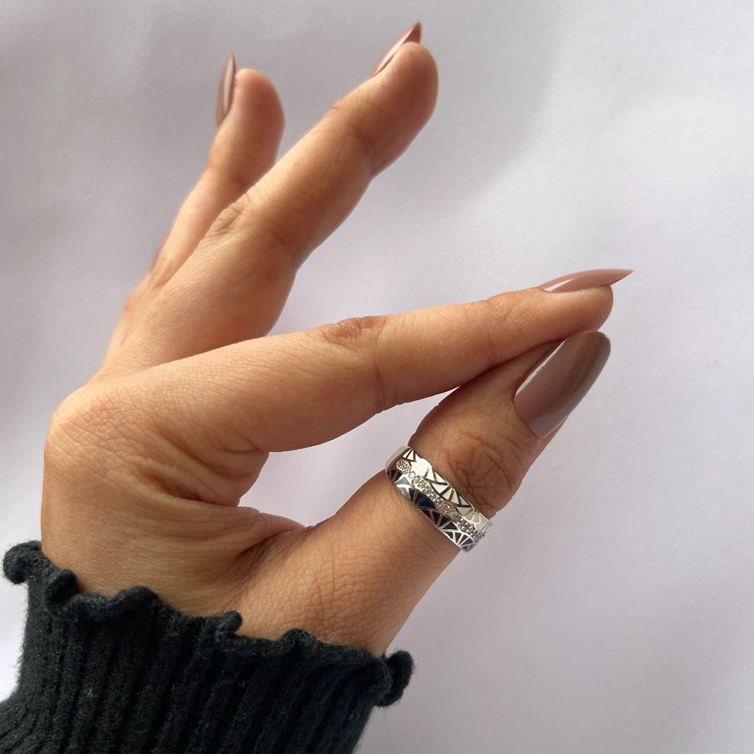 Rocco Statement Band Ring