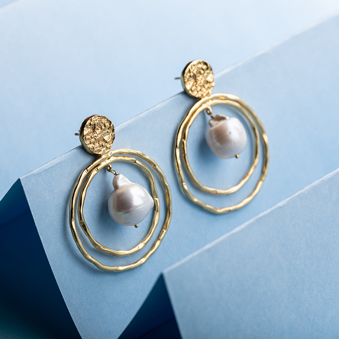 Baroque Pearl Earrings